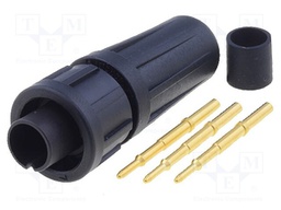 Connector: circular; Series: EN2; plug; male; soldering; for cable