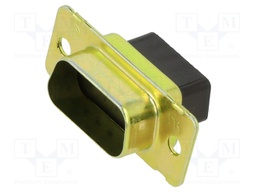D-Sub; PIN: 9; male; for cable; Type: w/o contacts