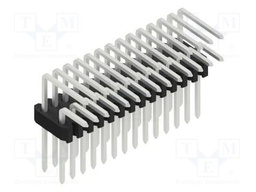 Connector: pin strips; pin header; male; PIN: 28; 1.27mm; THT; 2x14