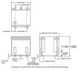 Converter: DC/DC; 1W; Uin: 4.5÷5.5V; Uout: 15VDC; Iout: 67mA; SMD
