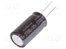 Capacitor: electrolytic; low impedance; THT; 2700uF; 35VDC; ±20%