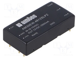 Converter: DC/DC; Protection: short circuit protection SCP