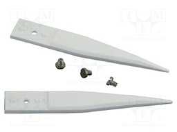 Kit of tips; 55mm; Blade tip shape: bent; universal; 2pcs.