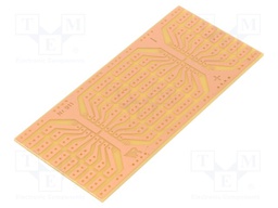 Board: universal; single sided,prototyping; W: 50mm; L: 110mm
