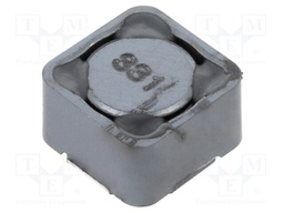 Power Inductor (SMD), 100 µH, 2.1 A, Shielded, 2 A, 12.5mm x 12.5mm x 7.5mm