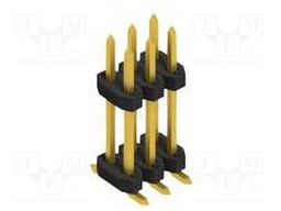 Connector: pin strips; pin header; male; PIN: 6; 2mm; SMT; 2x3; 100V