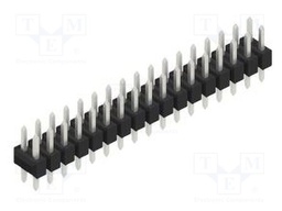 Connector: pin strips; pin header; male; PIN: 34; 2.54mm; THT; 2x17