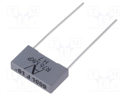 Capacitor: polypropylene; 10nF; 15mm; ±5%; 18x4x10mm; -55÷105°C