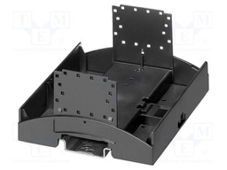 Enclosure base; with terminals; black; UL94V-0; BC 107,6