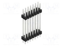 Connector: pin strips; pin header; male; PIN: 14; 2.54mm; THT; 2x7
