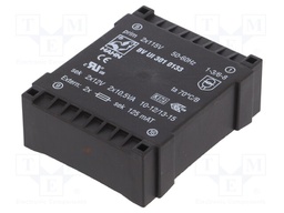 Transformer: encapsulated; 3VA; 115/115VAC; 12V; 12V; 126mA; 126mA