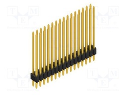 Connector: pin strips; pin header; male; PIN: 32; 1.27mm; THT; 2x16