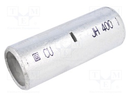 Butt splice; copper; 400mm2; tinned