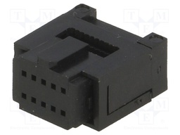 Plug; IDC; female; PIN: 10; IDC; for ribbon cable; 0.635mm