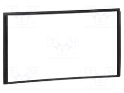 Radio frame; Chevrolet,Nissan; 2 DIN; black