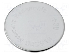 Battery: lithium; 3V; CR2016,coin; Ø20x1.6mm; 90mAh
