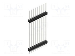 Connector: pin strips; pin header; male; PIN: 9; 2.54mm; THT; 1x9