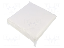 Wipe: cloth; polyester; 200pcs; 177.8x177.8mm; Cleanroom