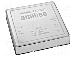 Converter: DC/DC; 60W; Uin: 18÷36VDC; Uout: 5VDC; Iout: 12A; 2"x2"