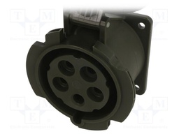 Connector: AC supply 3-phase; socket; female; 32A; 400VAC; IP67