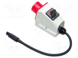 Adapter for three phase sockets; 16A; IEC plug; 265V; IP40