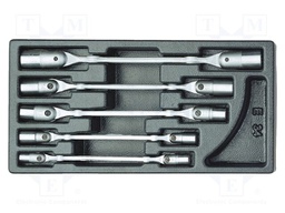 Wrench-set; socket spanner; 5pcs.