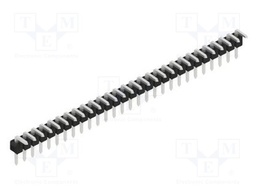 Connector: pin strips; pin header; male; PIN: 28; 2.54mm; THT; 1x28
