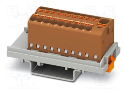 Splice terminal: rail; 17.5A; 500V; push-in; PA; 0.14÷2.5mm2