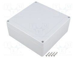 Enclosure: multipurpose; X: 150mm; Y: 150mm; Z: 60mm; ZP; light grey
