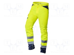 Dungarees; Size: M; yellow; VISIBILTY; slim; 260g/m2