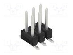 Connector: pin strips; pin header; male; PIN: 6; 2.54mm; SMT; 2x3