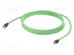 Patch cord; SF/UTP; Cat 5e; RJ45 plug,both sides; stranded; Cu