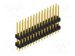 Connector: pin strips; pin header; male; PIN: 30; 2.54mm; THT; 2x15