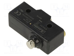 Microswitch SNAP ACTION; 3A/250VAC; with pin; SPDT; ON-(ON); IP00