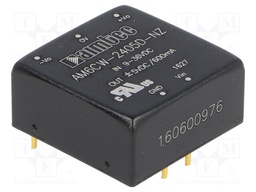 Converter: DC/DC; 6W; Uin: 9÷36V; Uout: 5VDC; Uout2: -5VDC; 1"x1"