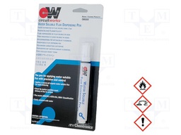 Flux: rosin-free; halide,organic,ORH1,Water Soluble; pen; 9ml