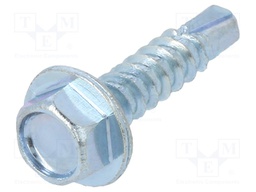 Screw; for metal; 5,5x16; Head: hexagonal; hardened steel; zinc