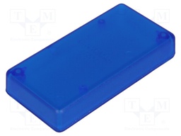 Enclosure: multipurpose; X: 40mm; Y: 80mm; Z: 15mm; 1551; ABS; blue