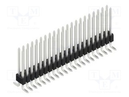 Connector: pin strips; pin header; male; PIN: 42; 1.27mm; SMT; 2x21