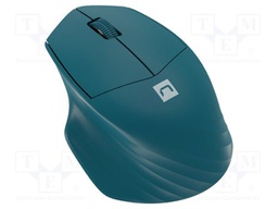 Optical mouse; blue; USB A; wireless,Bluetooth 5.0; No.of butt: 3