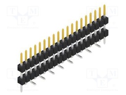 Connector: pin strips; pin header; male; PIN: 19; 2.54mm; SMT; 1x19