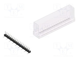 Connector: pin strips; pin header; male; PIN: 17; 2mm; SMT; 1x17