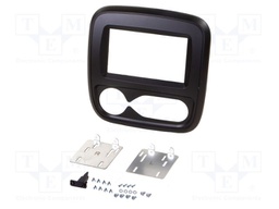 Radio frame; Opel; 2 DIN; black