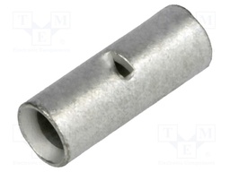 Butt splice; non-insulated; copper; 4÷6mm2; tinned; crimped