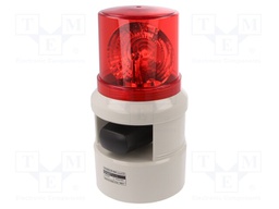 Signaller: lighting-sound; 24VDC; siren,rotating light; IP54