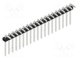 Connector: pin strips; pin header; male; PIN: 19; 2mm; THT; 1x19