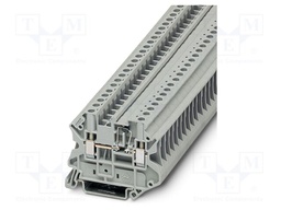 Splice terminal: rail; UT; 500mA; screw terminal; PA; 0.14÷6mm2