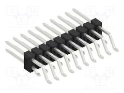 Connector: pin strips; pin header; male; PIN: 20; 2.54mm; SMT; 2x10