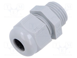 Cable gland; PG9; IP68; polyamide 6; light grey; HELUTOP® HT