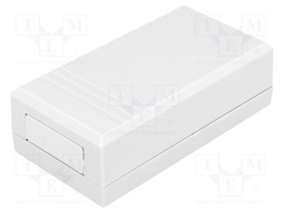 Enclosure: multipurpose; X: 66mm; Y: 124mm; Z: 41mm; polystyrene